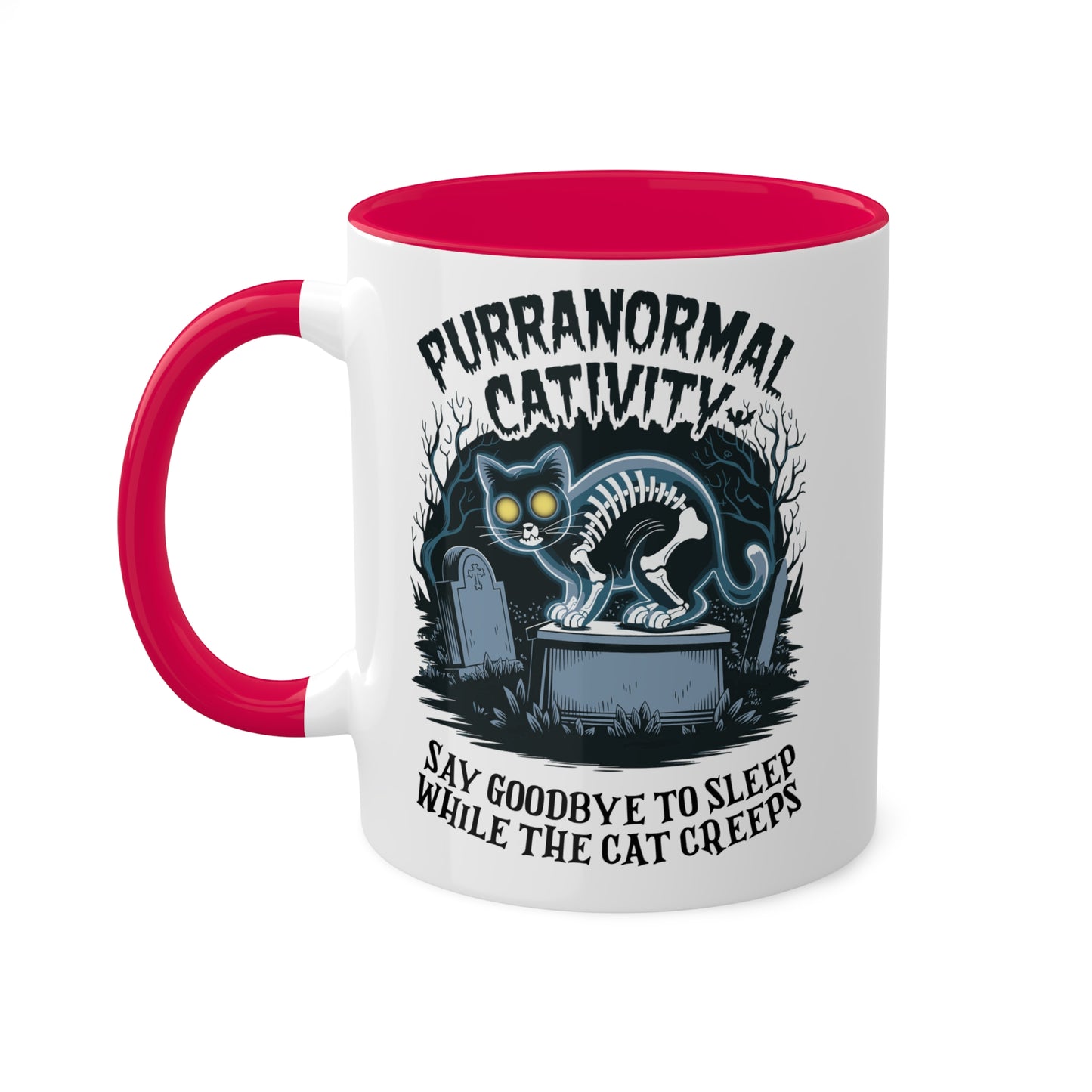 Purranormal Cativity, Spooky Halloween Cat Mug