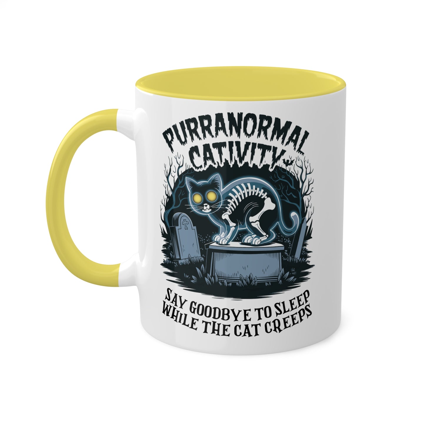 Purranormal Cativity, Spooky Halloween Cat Mug