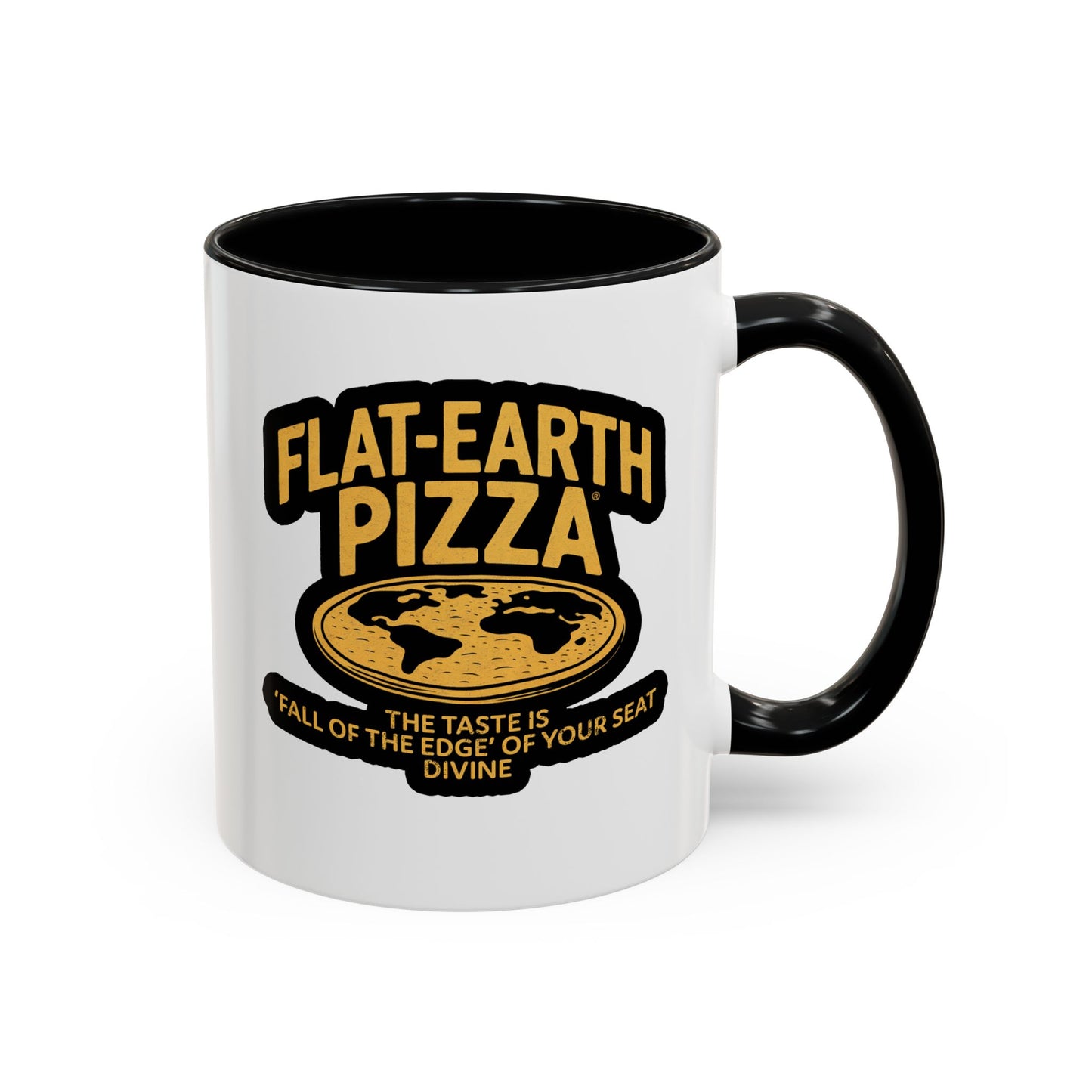 Flat Earth Pizza" Mug – 11oz Conspiracy Series