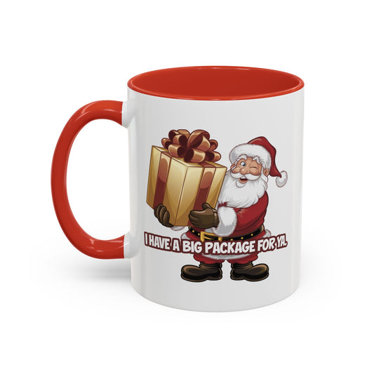 I Have a Big Package for Ya! – Funny Santa Mug (11oz)