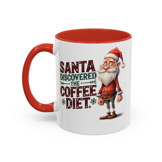 Santa Discovered the Coffee Diet Mug – 11oz