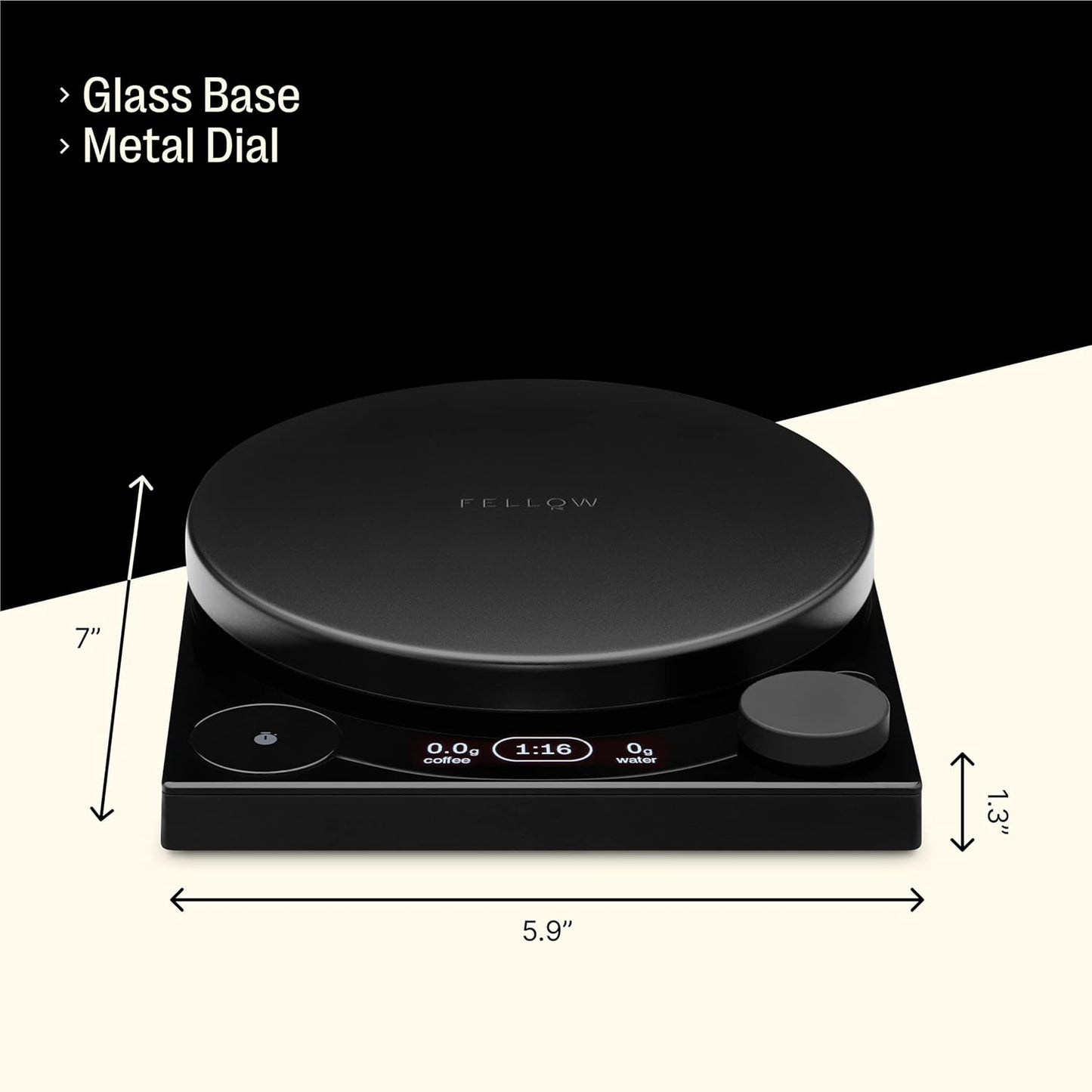 Fellow Tally Pro Digital Coffee Scale | Precision Brewing with Sleek Studio Design