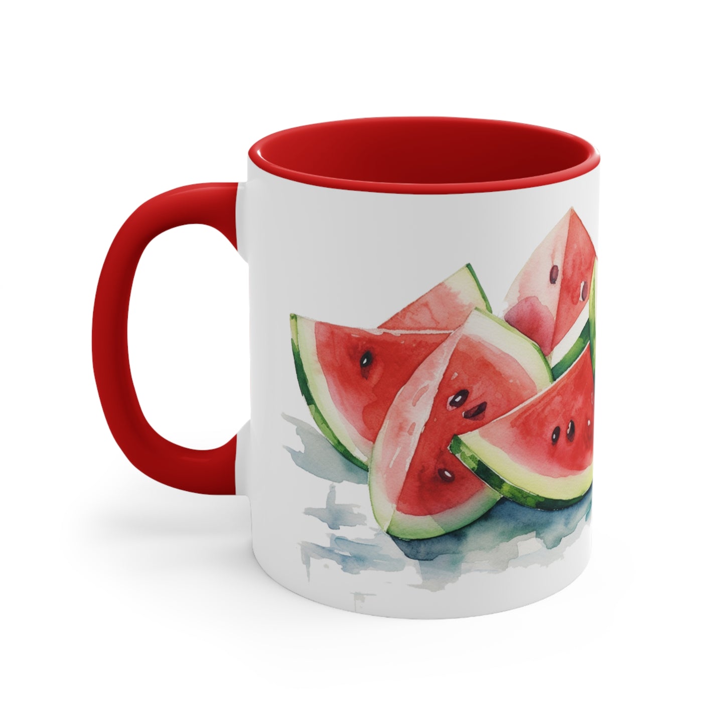 Slice of Summertime, Watercolor Watermelon Collectible ACCENT Coffee Mug