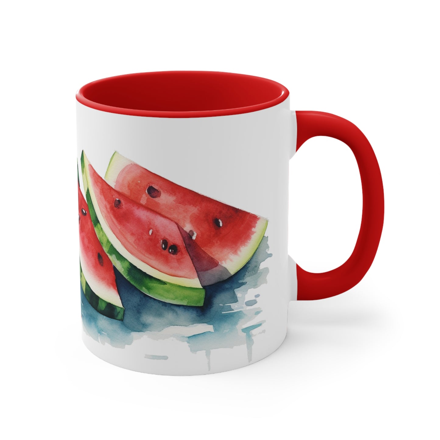 Slice of Summertime, Watercolor Watermelon Collectible ACCENT Coffee Mug