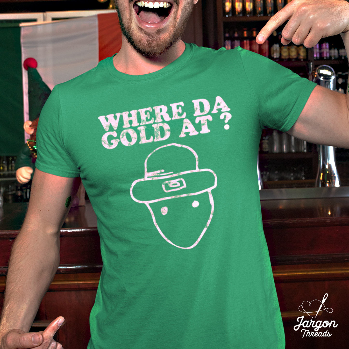 Where Da Gold At?, St. Patrick's Day T-Shirt