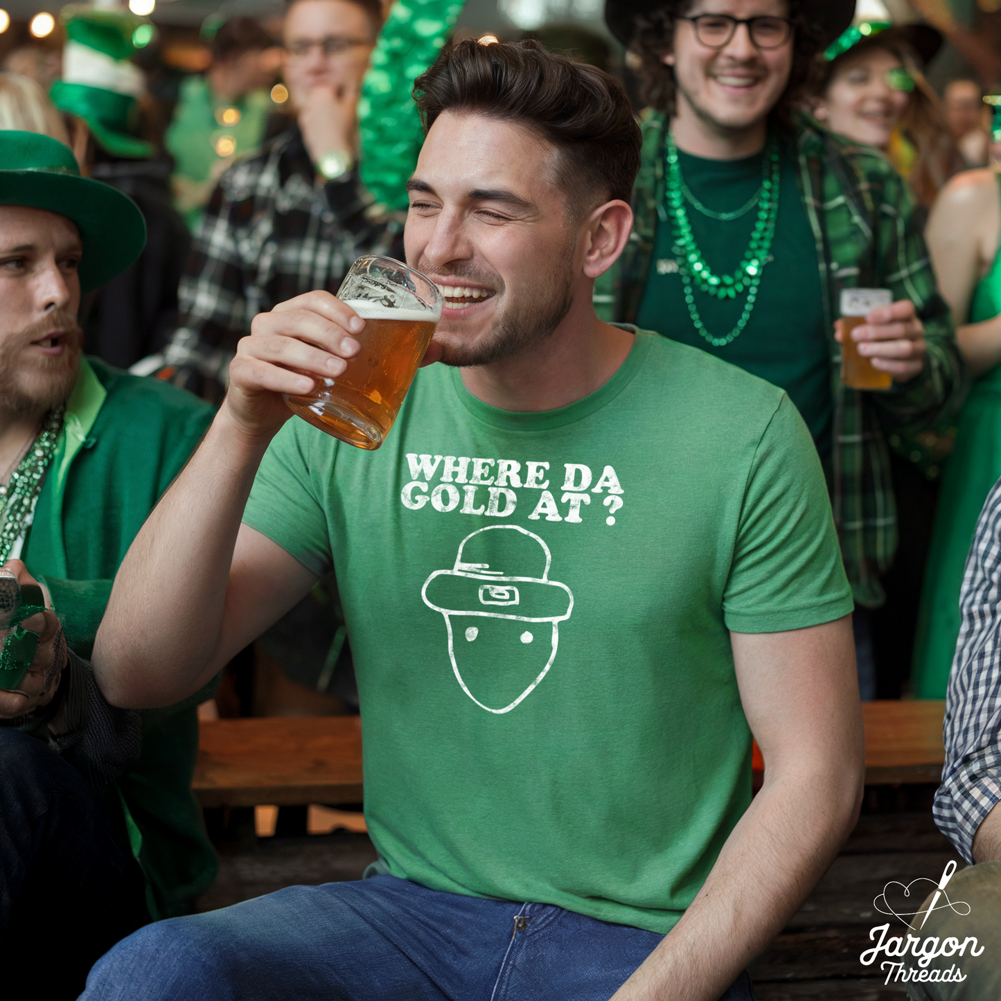 Where Da Gold At?, St. Patrick's Day T-Shirt